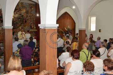 La Breña procesiona a sus patronos con la polémica de la gala Drag Queen aún latente (Foto Francisco Javier Santana)